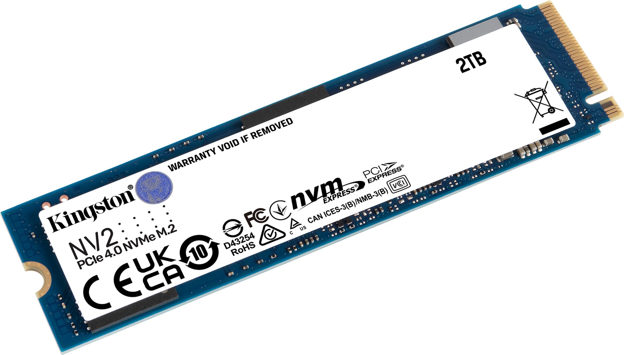 KINGSTON 2TB NV2 M.2 2280 PCIe 4.0 NVMe SSD